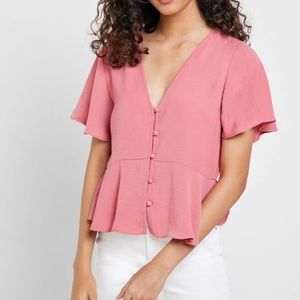 Topshop Button Down Top